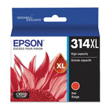Epson® T314XL820-S (314XL) Claria High-Yield Ink, 830 Page-Yield, Red (EPST314XL820S) Each