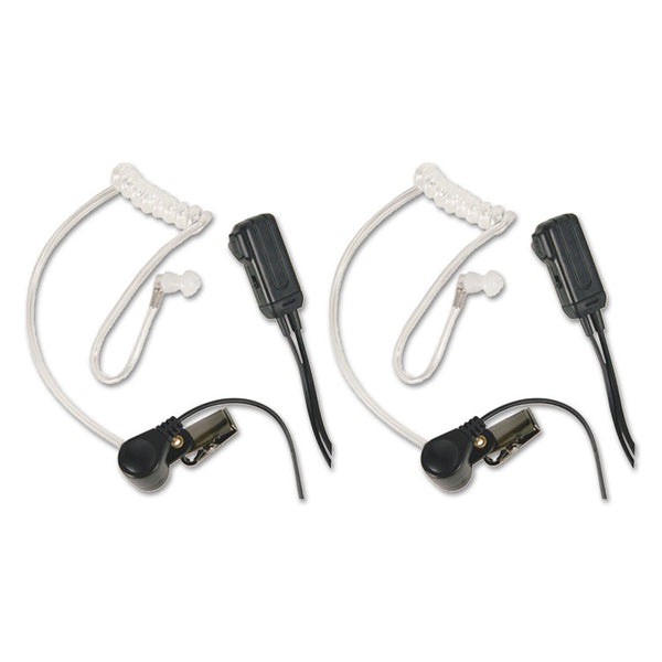 Midland® AVPH3 Monaural Behind The Ear Headset, Clear, 2/Pack (MROAVPH3)