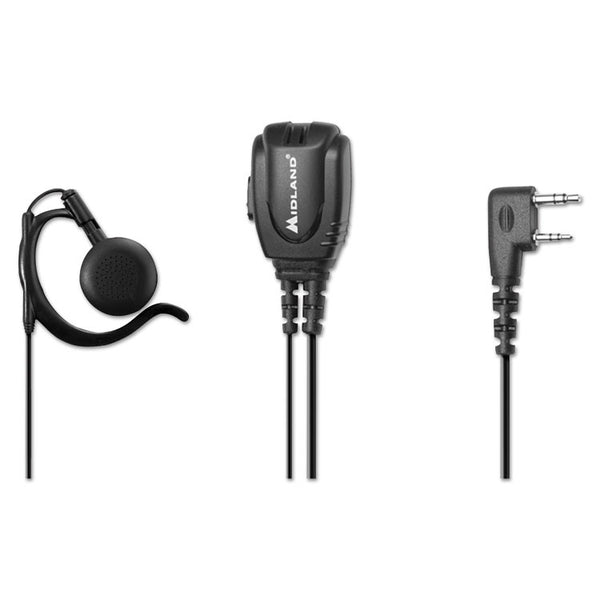 Midland® BIZTALK BA2 Monaural Over The Ear Headset, Black (MROBA2)