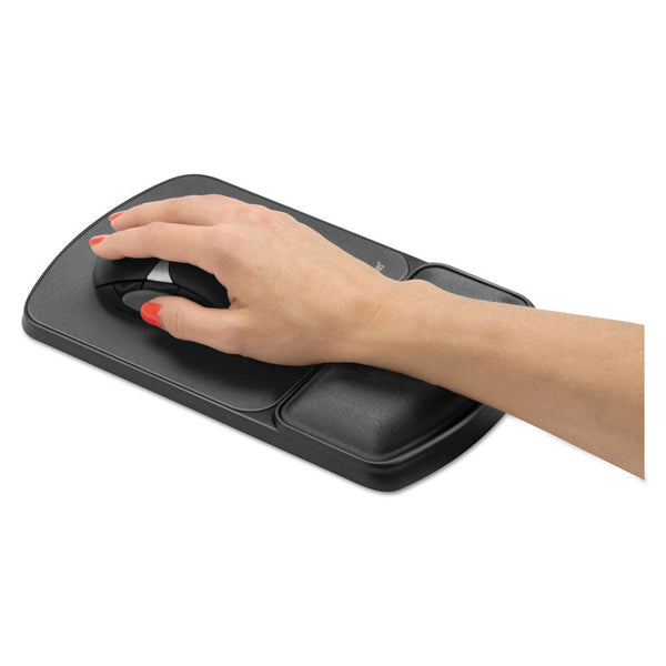 Fellowes® Mouse Pad with Wrist Support with Microban Protection, 6.75 x 10.12, Graphite (FEL9175101)