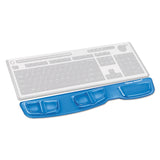 Fellowes® Gel Keyboard Palm Support, 18.25 x 3.37, Blue (FEL9183101)