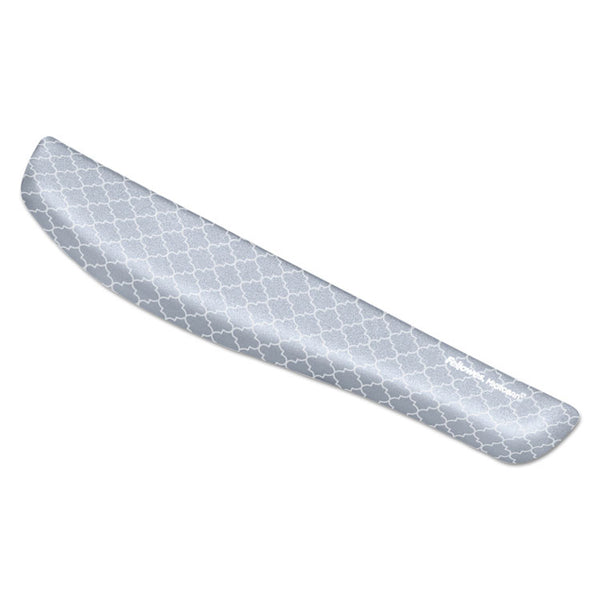 Fellowes® PlushTouch Keyboard Wrist Rest, 18.12 x 3.18, Lattice Design (FEL9549801)