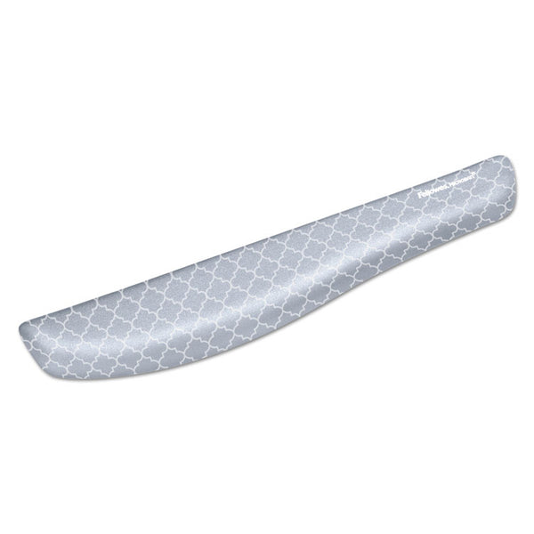 Fellowes® PlushTouch Keyboard Wrist Rest, 18.12 x 3.18, Lattice Design (FEL9549801)