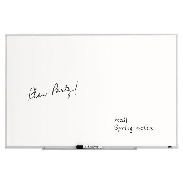 Quartet® Dry Erase Board, 36 x 24, Melamine White Surface, Silver Aluminum Frame (QRT75123)