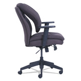 SertaPedic® Cosset Ergonomic Task Chair, Supports Up to 275 lb, 19.5" to 22.5" Seat Height, Gray Seat/Back, Black Base (SRJ48967B) Each