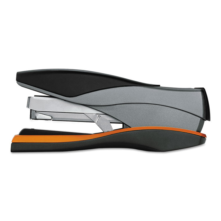 Swingline® Optima 40 Desktop Stapler, 40-Sheet Capacity, Silver/Black/Orange (SWI87845) Each