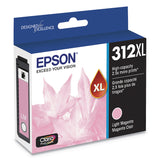 Epson® T312XL620-S (312XL) Claria High-Yield Ink, 830 Page-Yield, Light Magenta (EPST312XL620S) Each