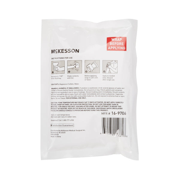 McKesson Instant Hot Pack General Purpose Small Plastic Disposable (520561_EA) 1/EA
