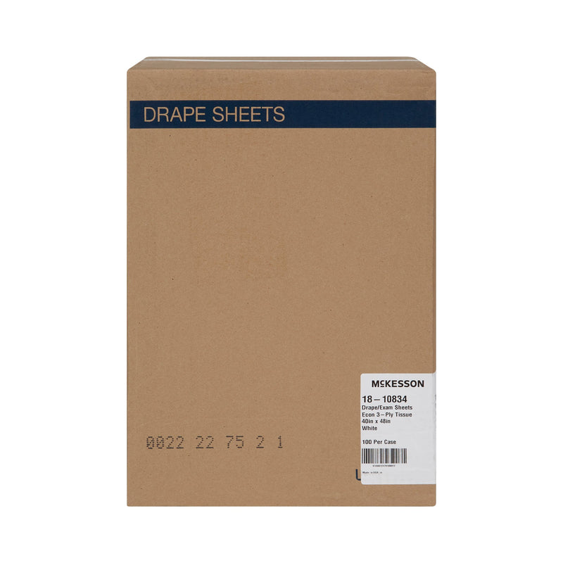 McKesson General Purpose Drape Physical Exam Drape 40 W X 48 L Inch NonSterile (216346_CS) 100/CS