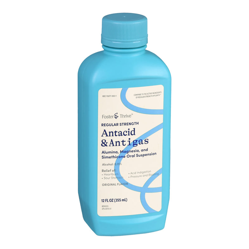 Foster & Thrive™ Antacid 200 mg - 200 mg - 20 mg / 5 mL Strength Liquid 12 oz. (1238907_BT) 1/BT