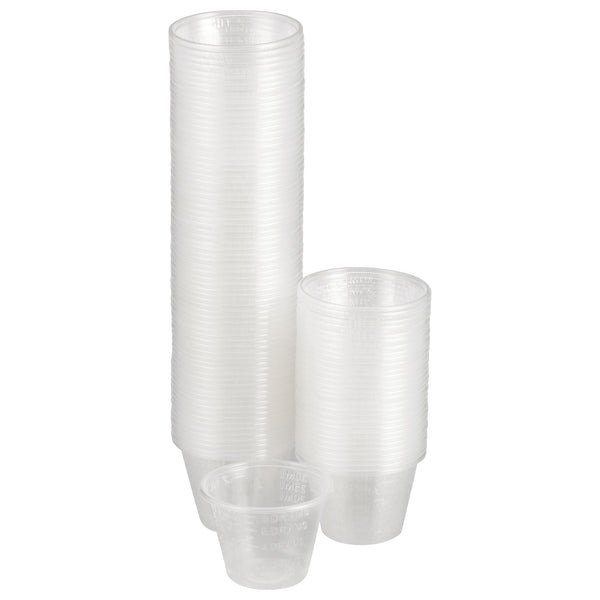 McKesson Medicine Cup 1 oz. Clear Plastic Disposable NonSterile (188670_CS) 5000/CS