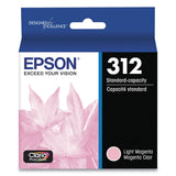 Epson® T312620-S (312) Claria Ink, 360 Page-Yield, Magenta (EPST312620S) Each