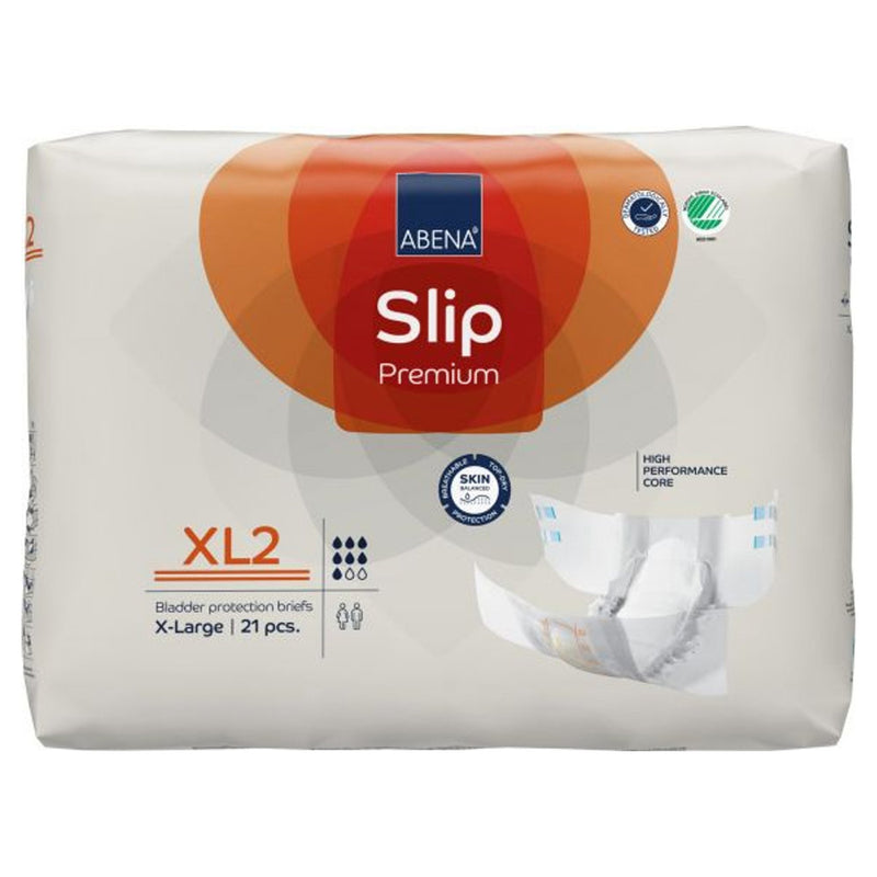 Abena® Slip Premium XL2 Unisex Adult Incontinence Brief X-Large Disposable Heavy Absorbency (1218209_CS) 84/CS