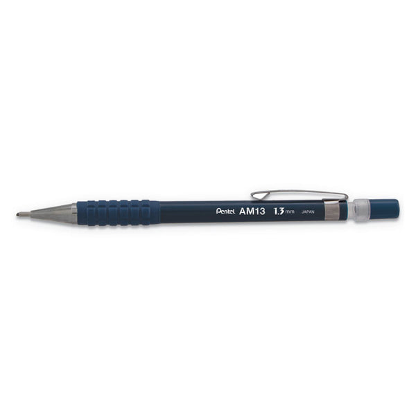 Pentel® Sharp Mechanical Pencil, 1.3 mm, HB (#2), Black Lead, Blue Barrel (PENAM13C) Each