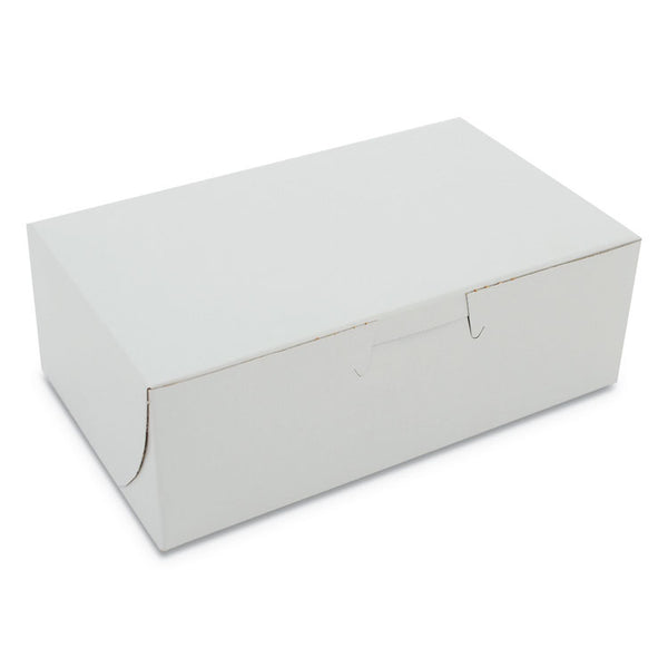 SCT® White One-Piece Non-Window Bakery Boxes, 6.25 x 3.75 x 2.13, White, Paper, 250/Bundle (SCH0911) Bundle of 250