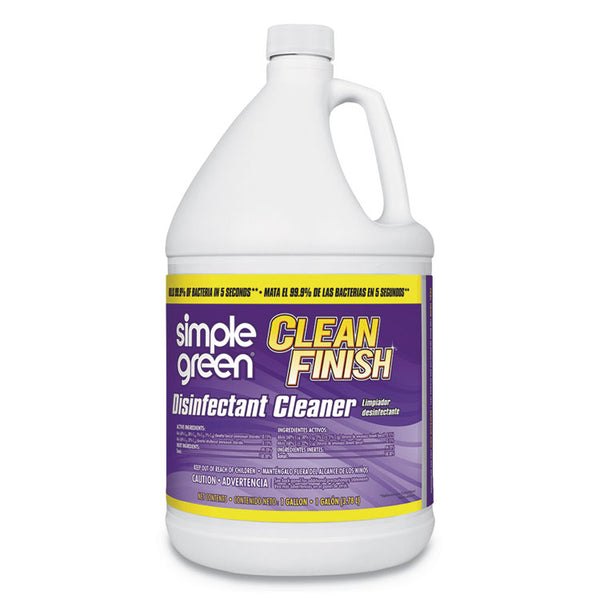 Simple Green® Clean Finish Disinfectant Cleaner, 1 gal Bottle, Herbal, 4/CT (SMP01128)