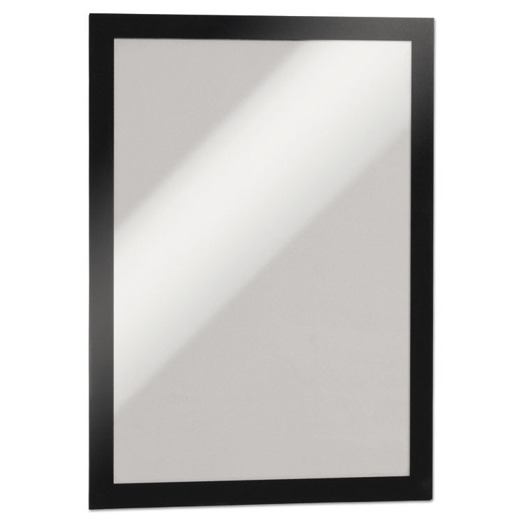 Durable® DURAFRAME Sign Holder, 8.5 x 11, Black Frame, 2/Pack (DBL476801) Pack of 2