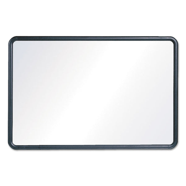 Quartet® Contour Dry Erase Board, 24 x 18, Melamine White Surface, Black Plastic Frame (QRT7551)