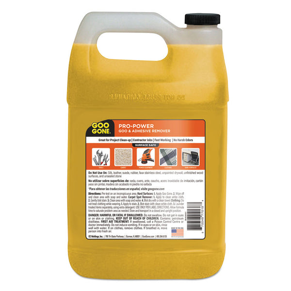 Goo Gone® Pro-Power Cleaner, Citrus Scent, 1 gal Bottle, 4/Carton (WMN2085CT)