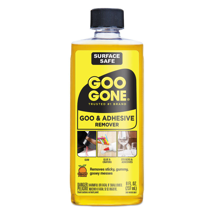 Goo Gone® Original Cleaner, Citrus Scent, 8 oz Bottle, 12/Carton (WMN2087) Case of 12