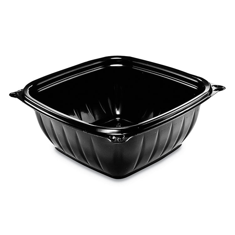 Dart® PresentaBowls Pro Black Square Bowls, 12 oz, 5 x 5 x 2, Black, Plastic, 63/Bag, 8 Bags/Carton (DCCB12SB)