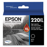 Epson® T220XL120-S (220XL) DURABrite Ultra High-Yield Ink, 450 Page-Yield, Black (EPST220XL120S) Each