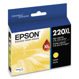 Epson® T220XL420-S (220XL) DURABrite Ultra High-Yield Ink, 450 Page-Yield, Yellow (EPST220XL420S) Each