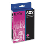 Epson® T802320-S (802) DURABrite Ultra Ink, 650 Page-Yield, Magenta (EPST802320S) Each
