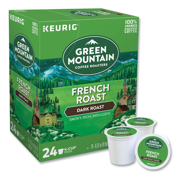 Green Mountain Coffee® French Roast Coffee K-Cups, 96/Carton (GMT6694CT) Case of 96