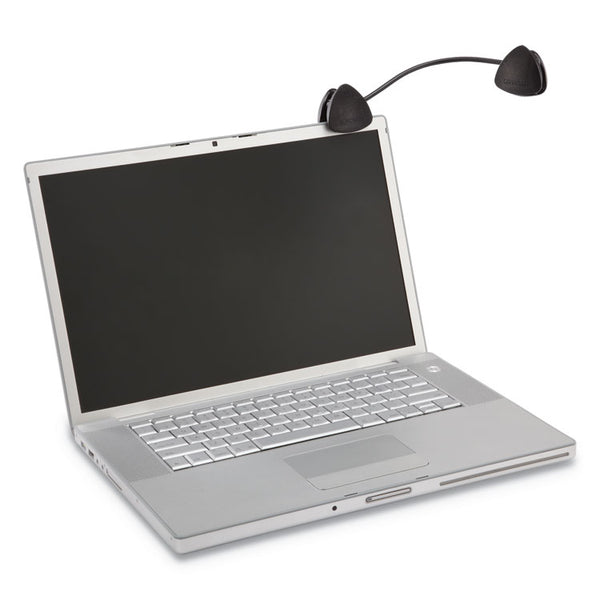 Kensington® FlexClip Gooseneck Copyholder, Monitor/Laptop Mount, Plastic, Black (KMW62081)