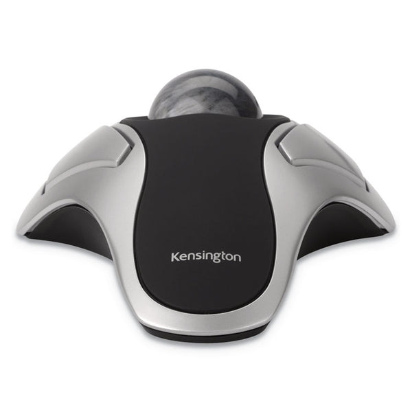 Kensington® Orbit Optical Trackball Mouse, USB 2.0, Left/Right Hand Use, Black/Silver (KMW64327)