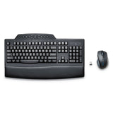 Kensington® Pro Fit Comfort Wireless Desktop Set, 2.4 GHz Frequency/30 ft Wireless Range, Black (KMW72403) Each