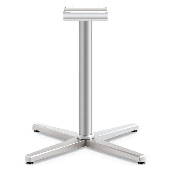 HON® Arrange X-Leg Base for 42" to 48" Tops, 32w x 32d x 28h, Silver (HONCT29LXPR8)