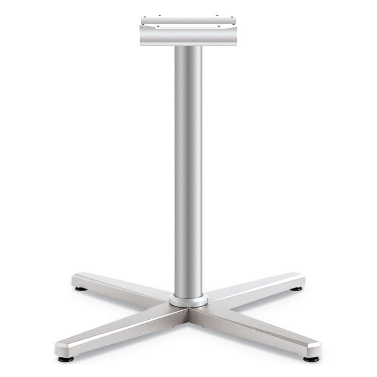 HON® Arrange X-Leg Base for 42" to 48" Tops, 32w x 32d x 28h, Silver (HONCT29LXPR8) Each
