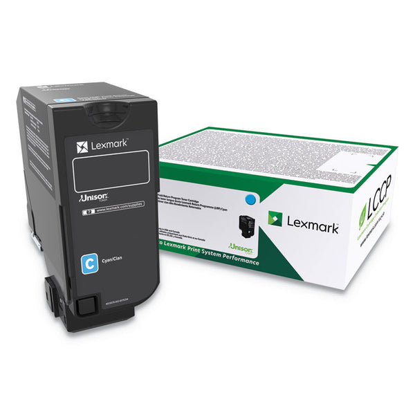 Lexmark™ 84C0HCG Unison High-Yield Toner, 16,000 Page-Yield, Cyan (LEX84C0HCG)