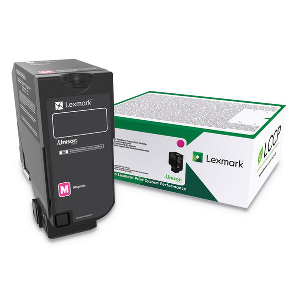 Lexmark™ 74C0HMG High-Yield Toner, 12,000 Page-Yield, Magenta (LEX74C0HMG)