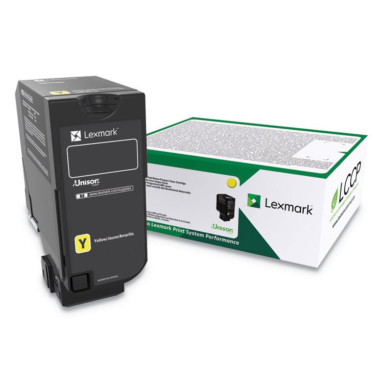 Lexmark™ 84C0HYG Unison High-Yield Toner, 16,000 Page-Yield, Yellow (LEX84C0HYG)