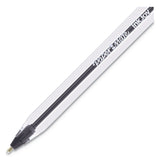 Paper Mate® InkJoy 50ST Ballpoint Pen, Stick, Medium 1 mm, Black Ink, Clear Barrel, Dozen (PAP2013154)