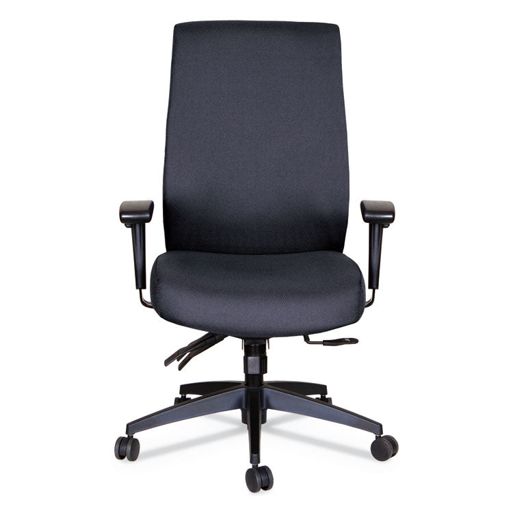 Alera® Alera Wrigley Series 24/7 High Performance High-Back Multifunction Task Chair, Supports 300 lb, 17.24" to 20.55" Seat, Black (ALEHPT4101) Each