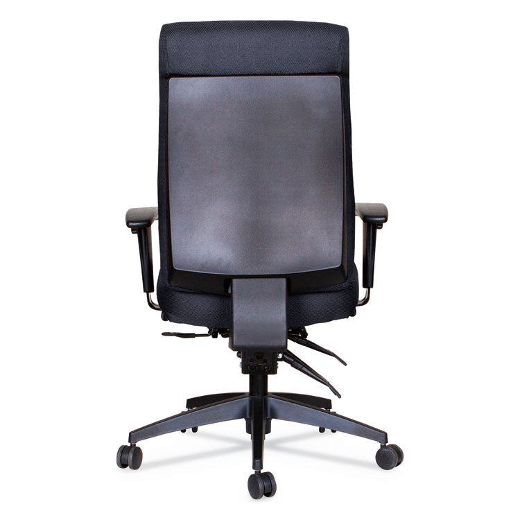 Alera® Alera Wrigley Series 24/7 High Performance High-Back Multifunction Task Chair, Supports 300 lb, 17.24" to 20.55" Seat, Black (ALEHPT4101) Each