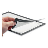 Durable® DURAFRAME Sign Holder, 8.5 x 11, Silver Frame, 2/Pack (DBL476823) Pack of 2