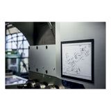 Durable® DURAFRAME Magnetic Sign Holder, 8.5 x 11, Black Frame, 2/Pack (DBL477101) Pack of 2