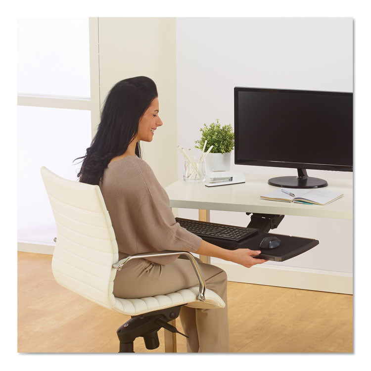 Kensington® Adjustable Keyboard Platform with SmartFit System, 21.25w x 10d, Black (KMW60718) Each