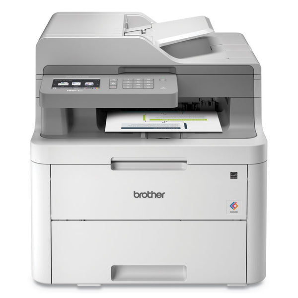 Brother MFC-L3710CW Compact Wireless Color All-in-One Printer, Copy/Fax/Print/Scan (BRTMFCL3710CW)