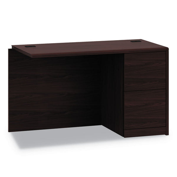 HON 10700 Series Full Right Pedestal Return, 48w x 24d x 29 1/2h, Mahogany (HON10711RNN)