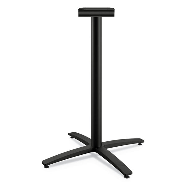 HON® Between Standing-Height X-Base for 30" to 36" Table Tops, 26.18w x 41.12h, Black (HONBTX42SCBK)