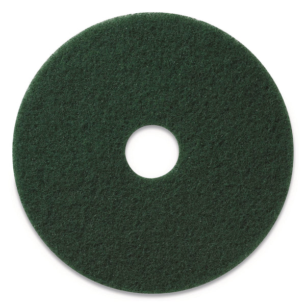 Americo® Scrubbing Pads, 14" Diameter, Green, 5/Carton (AM7400314) Case of 5