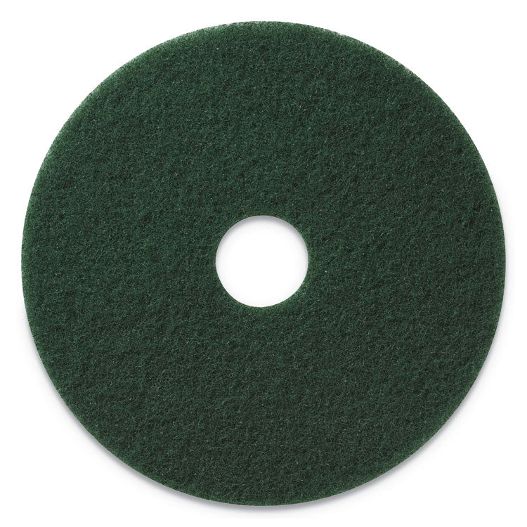 Americo® Scrubbing Pads, 17" Diameter, Green, 5/Carton (AMF400317) Case of 5