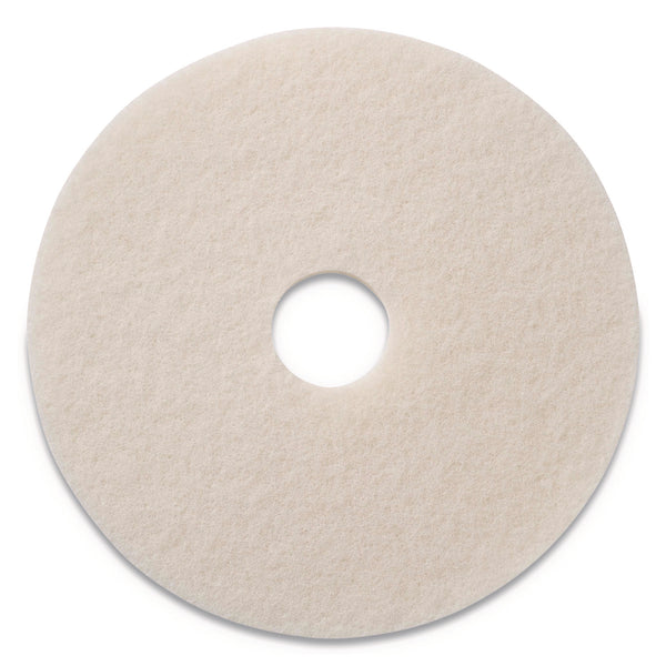 Polishing Pads, 19" Diameter, White, 5/Carton (AM7401219) Case of 5