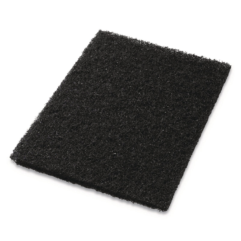 Scrubbing Pads, 14 x 28, Black, 5/Carton (AM740011428) Case of 5